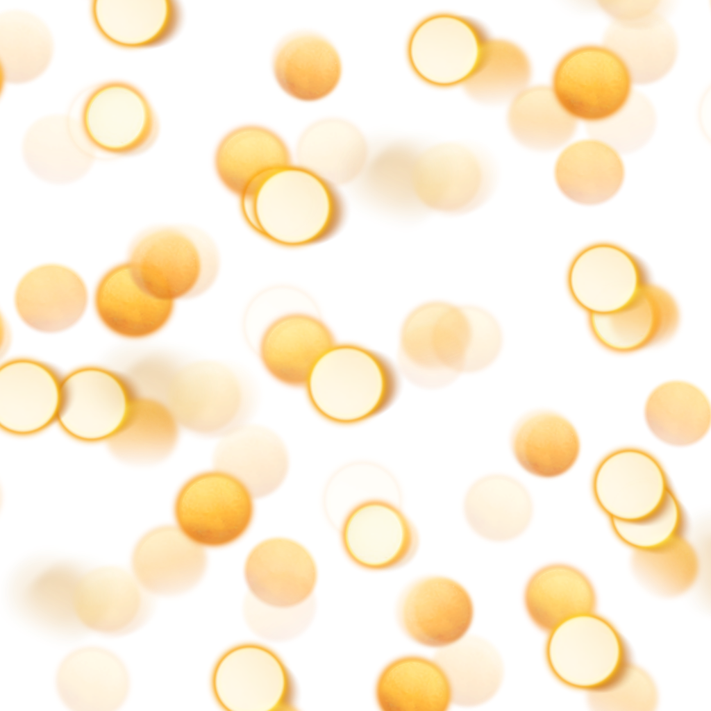 Orange Bokeh Background
