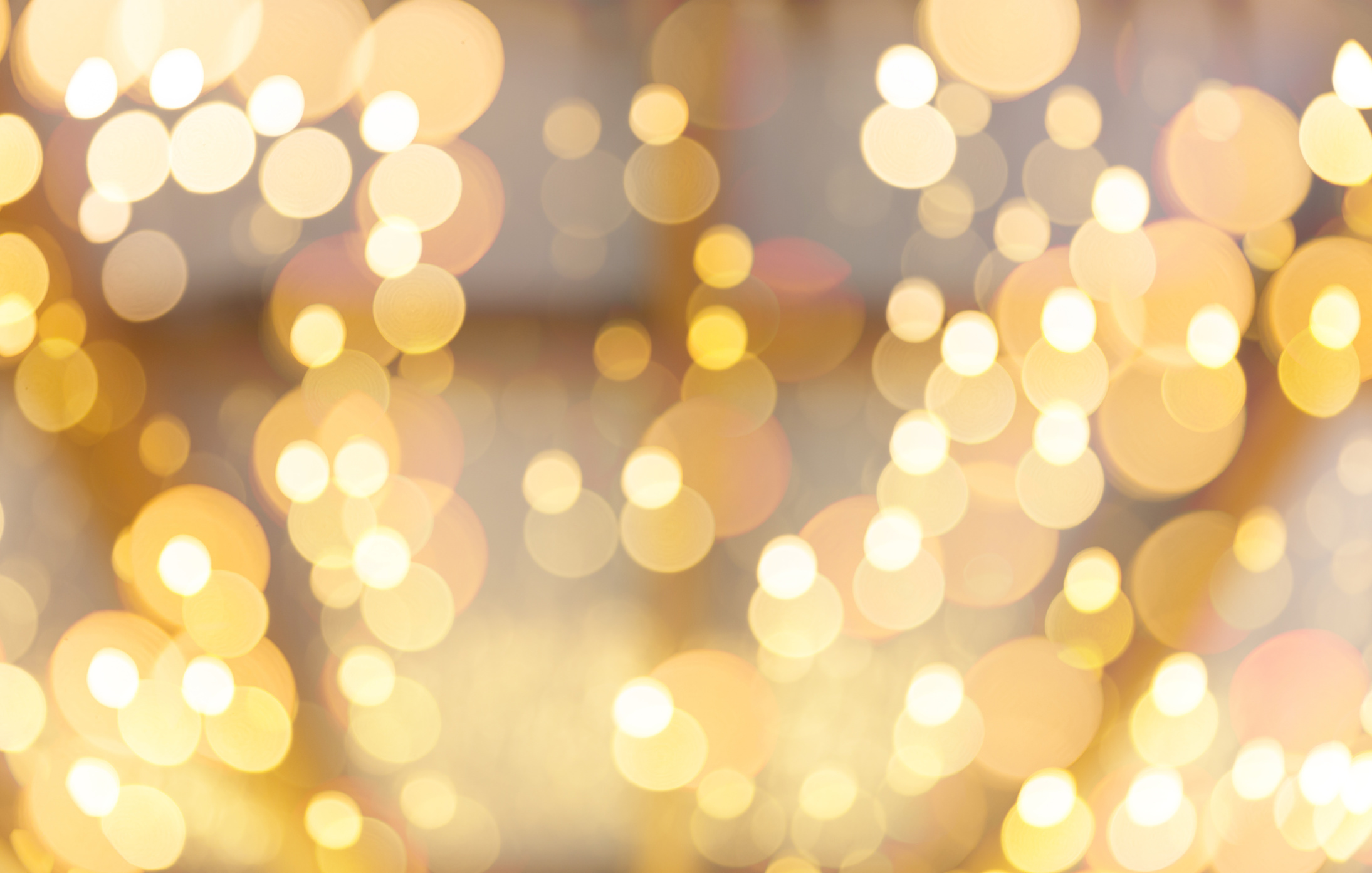 Yellow and White Light Bokeh